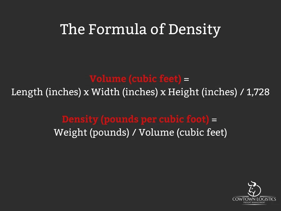 The formula of density The formula of density